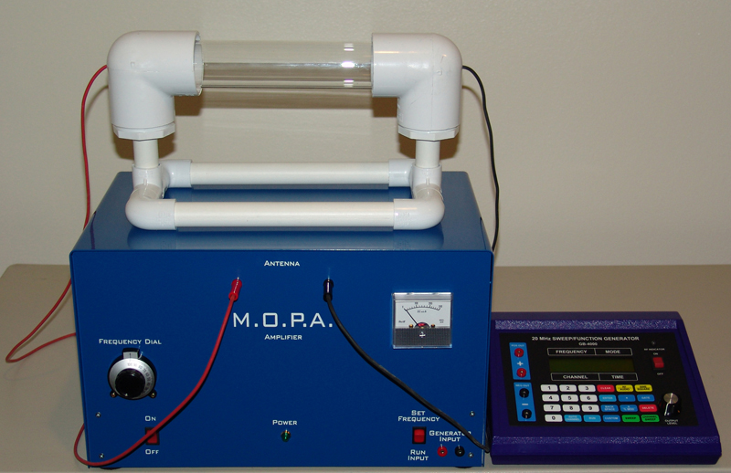 GB4000 frequency generator with plasma ray tube